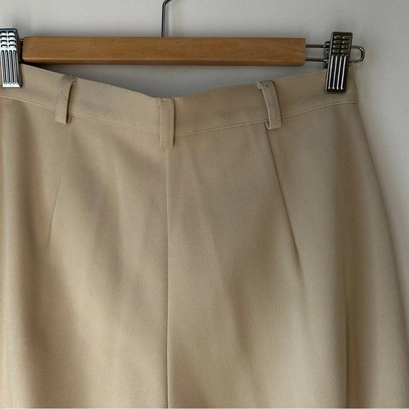 Vintage 90s‎ sand beige trousers  / tailored pants 6P - Picture 7 of 8